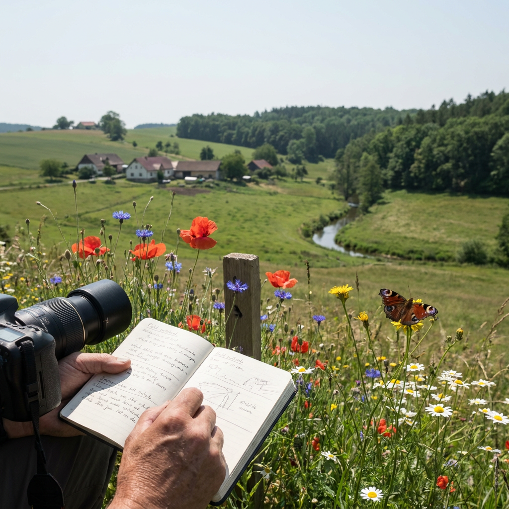 Monitoring fauny a flóry — Terénní výzkum biodiverzity, botanická inventarizace druhů a monitoring hmyzu.